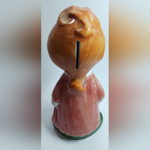 VINTAGE COOP ITALY GUADRIFOGLIO CERAMIC PIGGY BANK - Picture 3 of 7